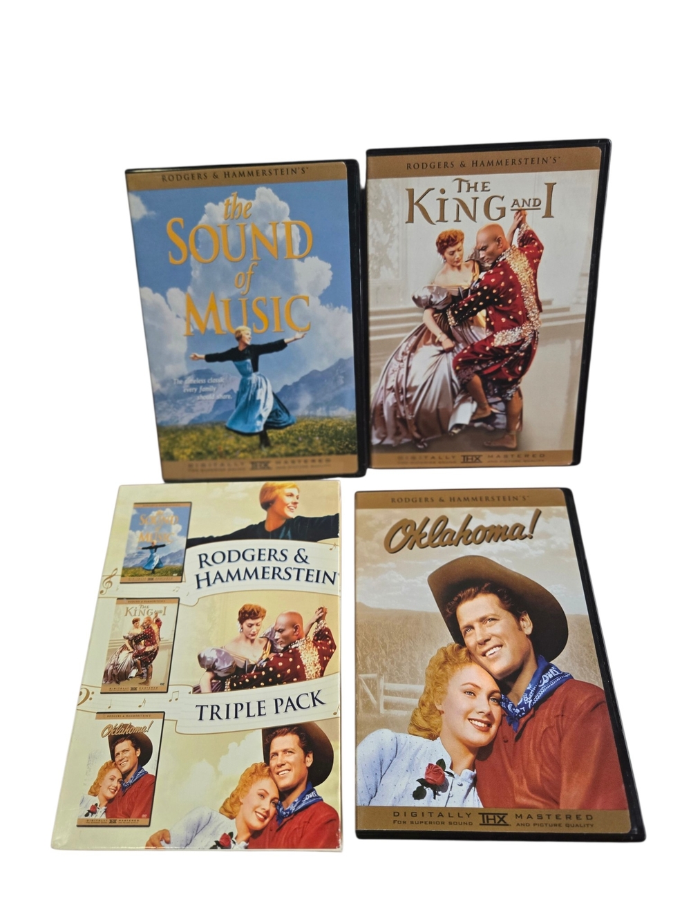 Rodgers & Hammerstein Classic VHS Triple Pack — Blue, Tan, Cream, Red